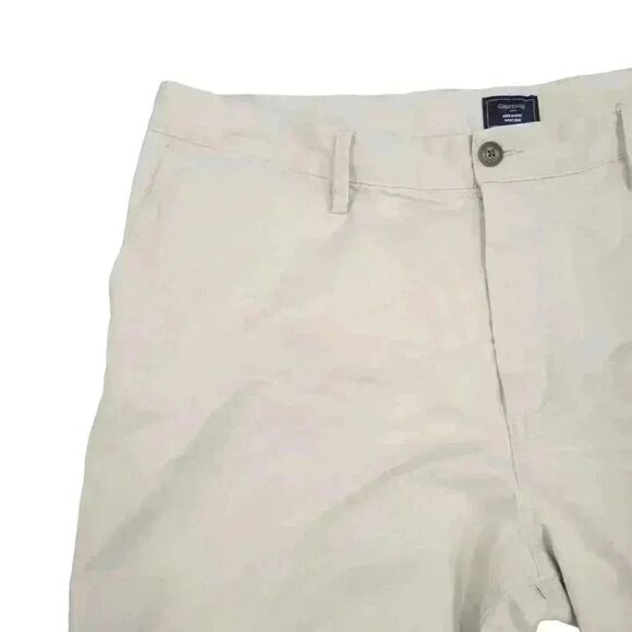 Gap Khakis Men's Tan Cotton Lived in Shorts - Picture 2 of 16